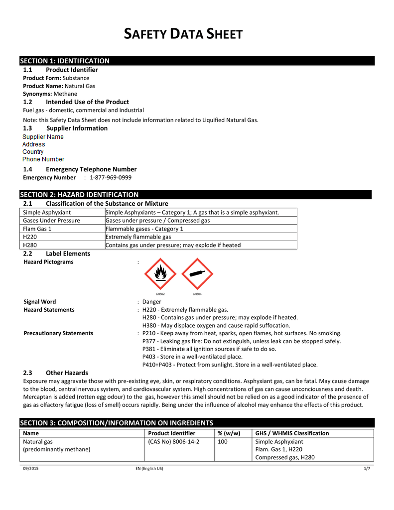 Safety Data Sheet