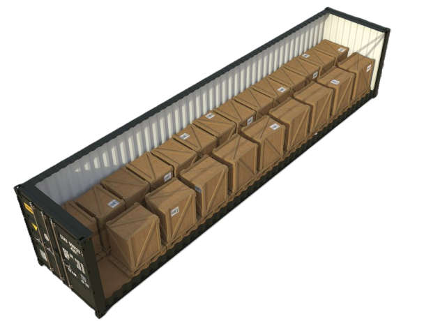 40ft With Pallets