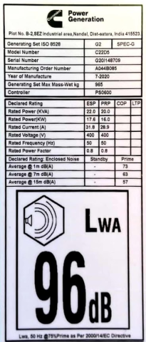 Generator Label 